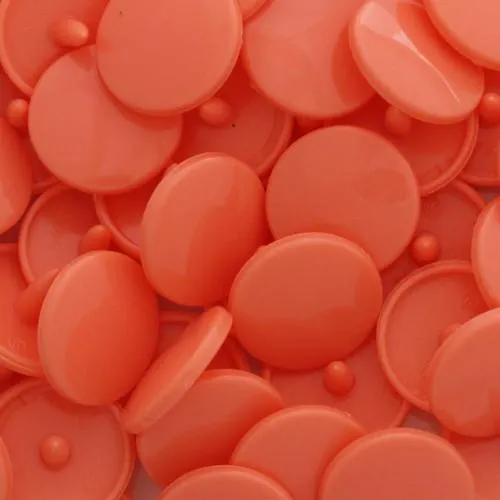 Kam Plastic Snaps Gr.20 Druckknöpfe Koralle 50 Sets