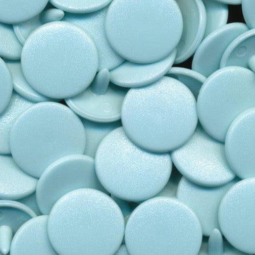 Kam Snaps B59 Plastic Snaps Druckknöpfe Poolblau 16 matt 50 Sets