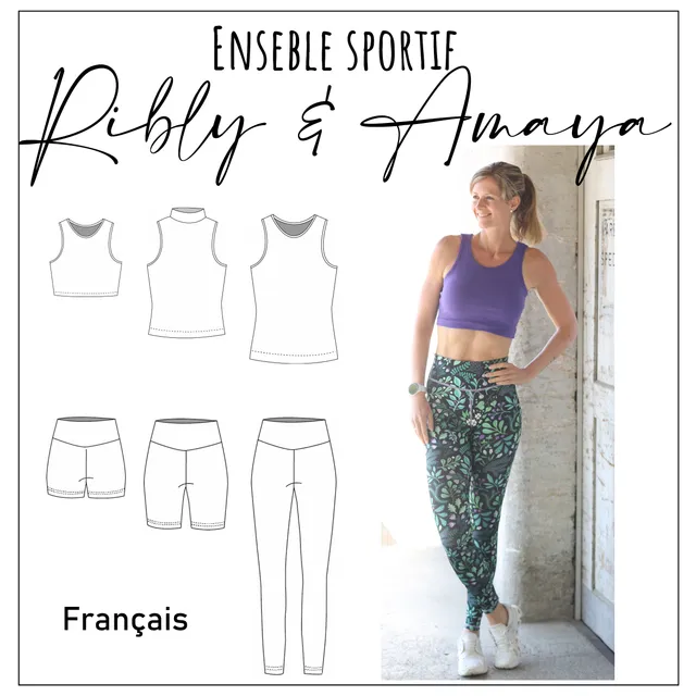Moeve Design Sportset Schnittmuster Gr. 32-52 Damen Set