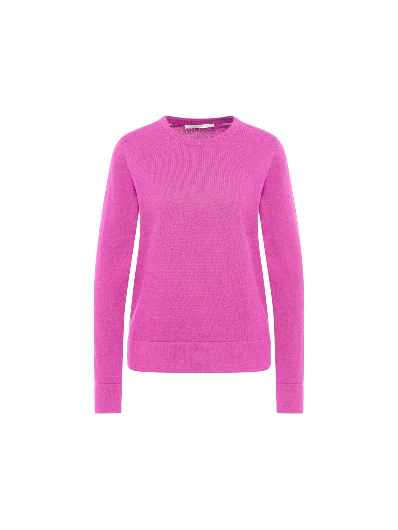 marlowe nature Rundhalspullover Pullover light lilac Bio-Baumwolle