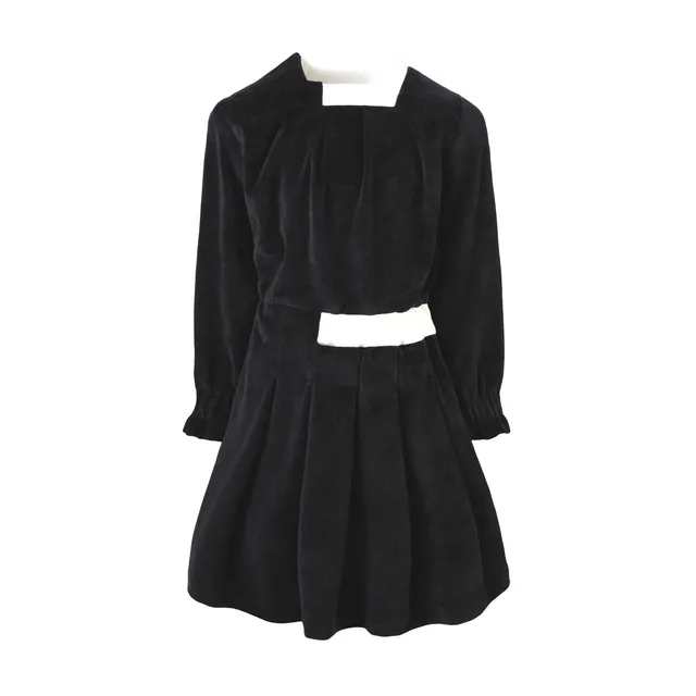 Infantium Victoria Black Velvet Kleid Mädchen Schwarz Gr.116