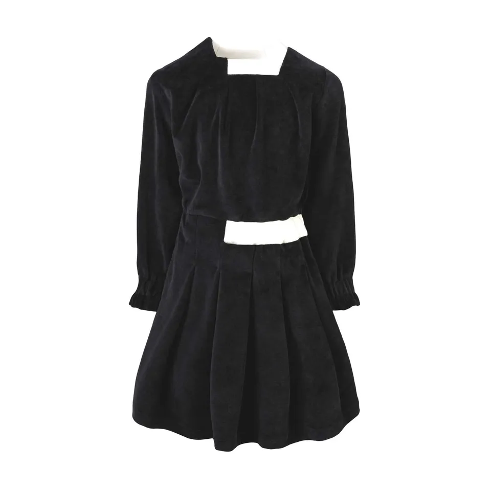 Infantium Victoria Black Velvet Kleid Mädchen Schwarz Gr.116