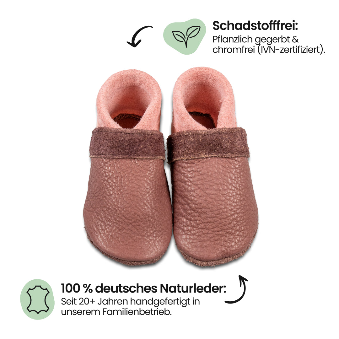 Pantolinos Ecolinos Barfußschuhe roseberry/rosa