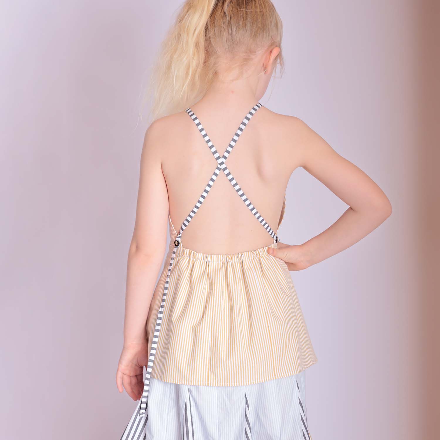 Infantium Victoria Zero Waste Kleid Gestreift Festlich