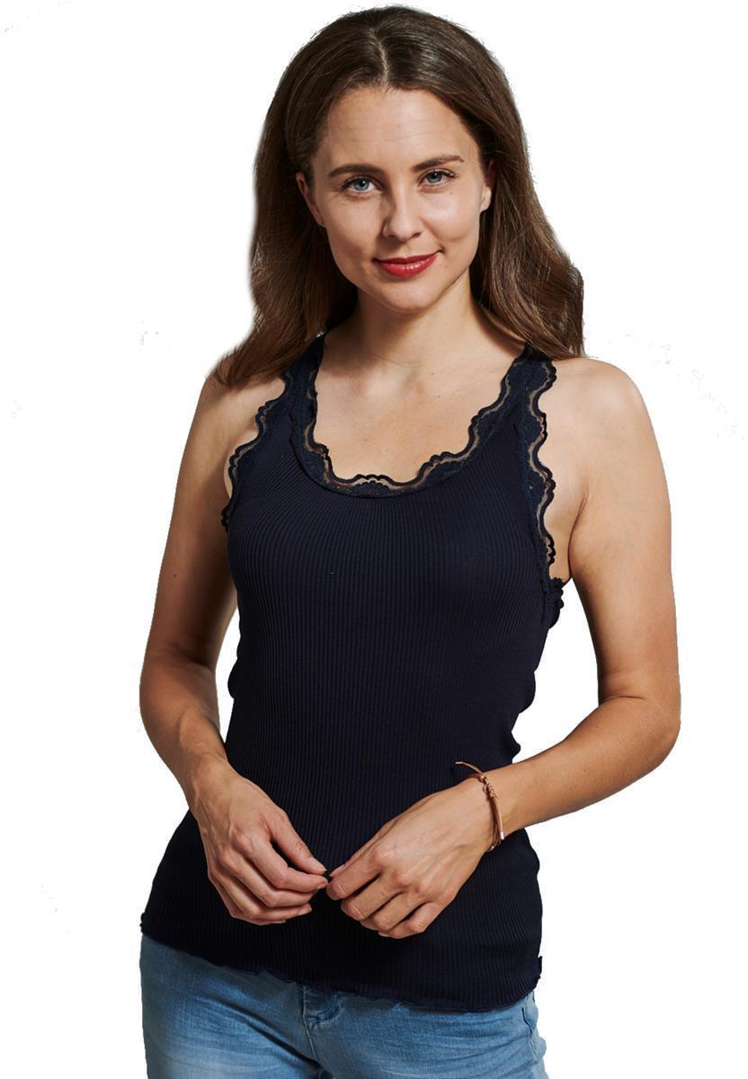 marlowe nature Seidentop mit Spitze Top 00-weiß Seide