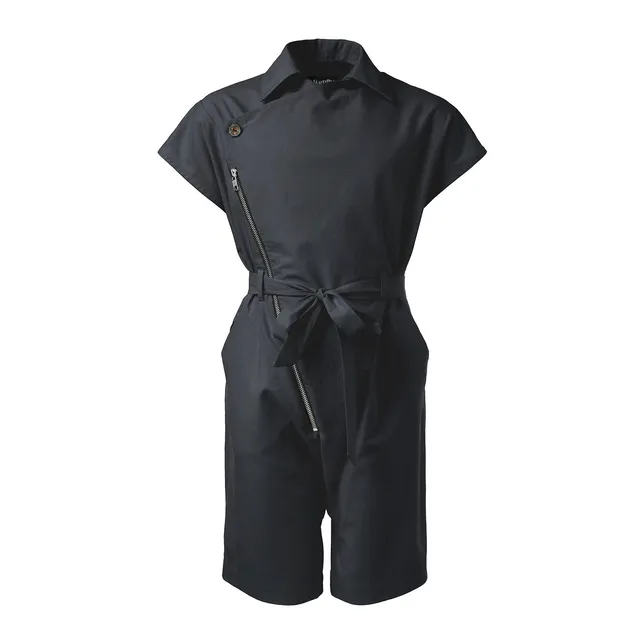 Infantium Victoria Cotton Jumpsuit Overall schwarz 128
