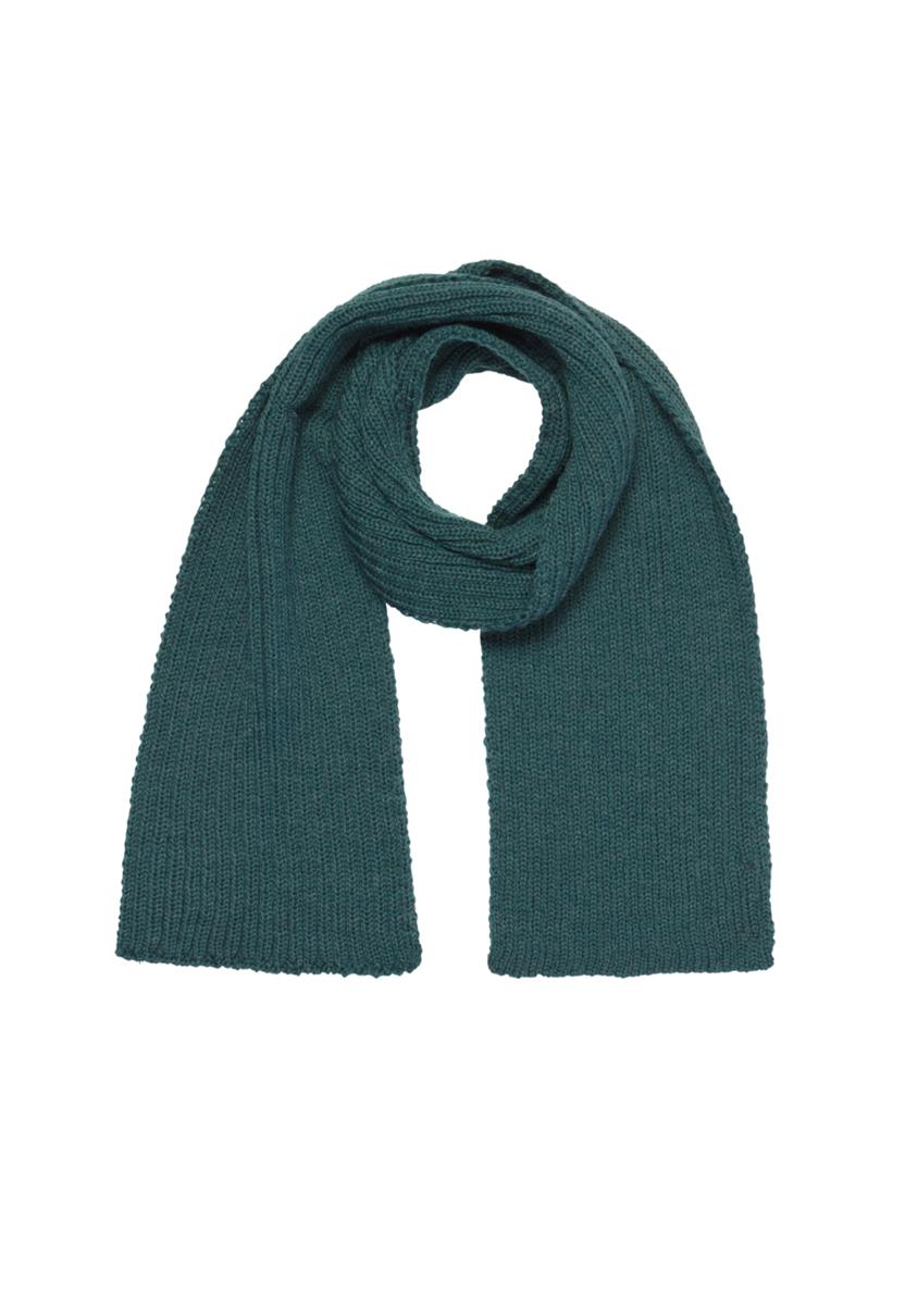 marlowe nature Ribbed Merino Scarf Schal evergree 19x184 Merino