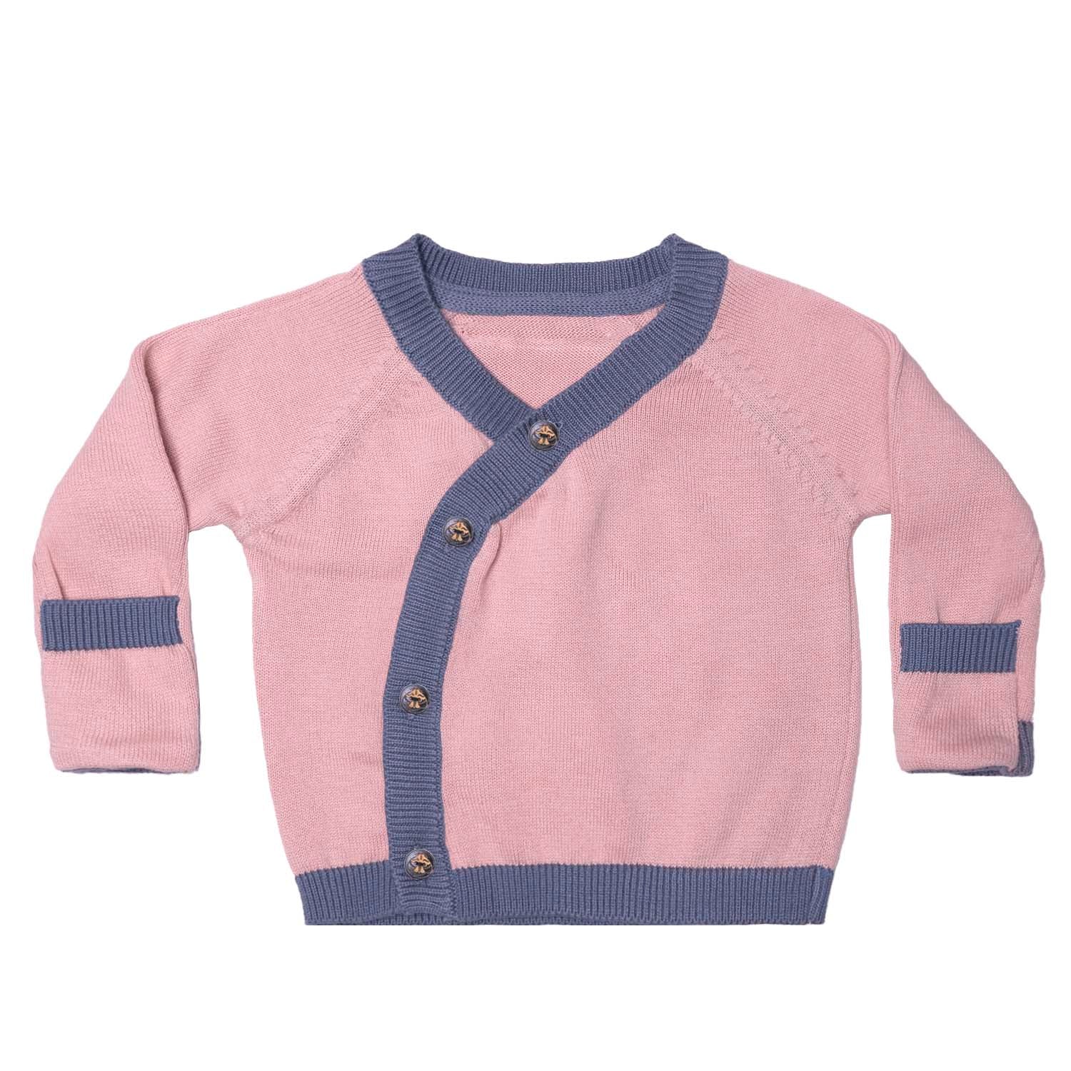 Infantium Victoria Baby Cardigan Strickjacke Bio Pfirsich 50-56