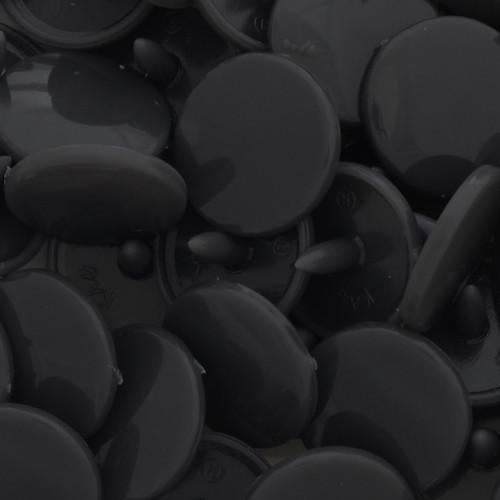 Kam Plastic Snaps Gr.20 Druckknöpfe Dunkelgrau 50 Sets