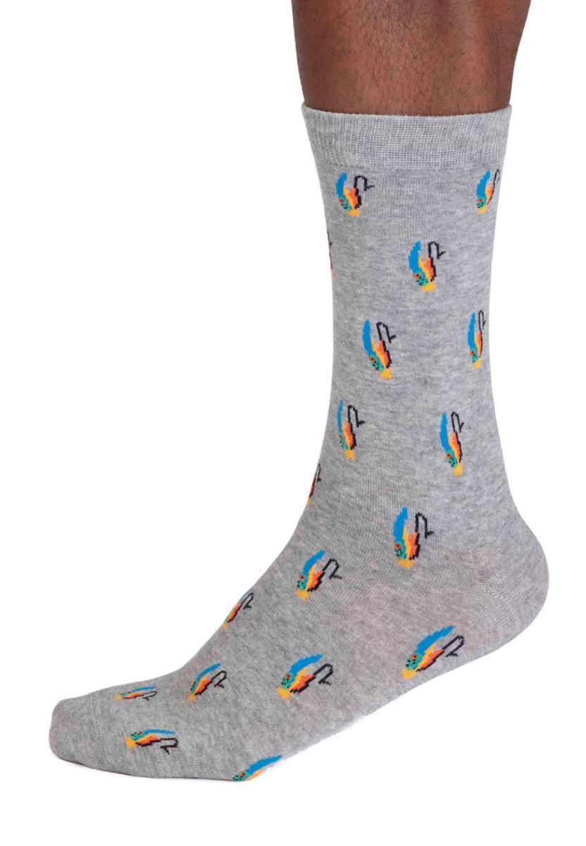 marlowe nature Finley Fly Fishing Socks grey marle Bio-Baumwolle