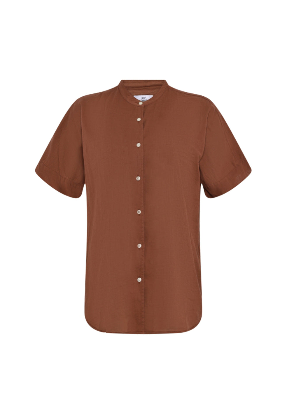 Klitmøller Mille S/S Shirt Bluse burnt sienna Bio