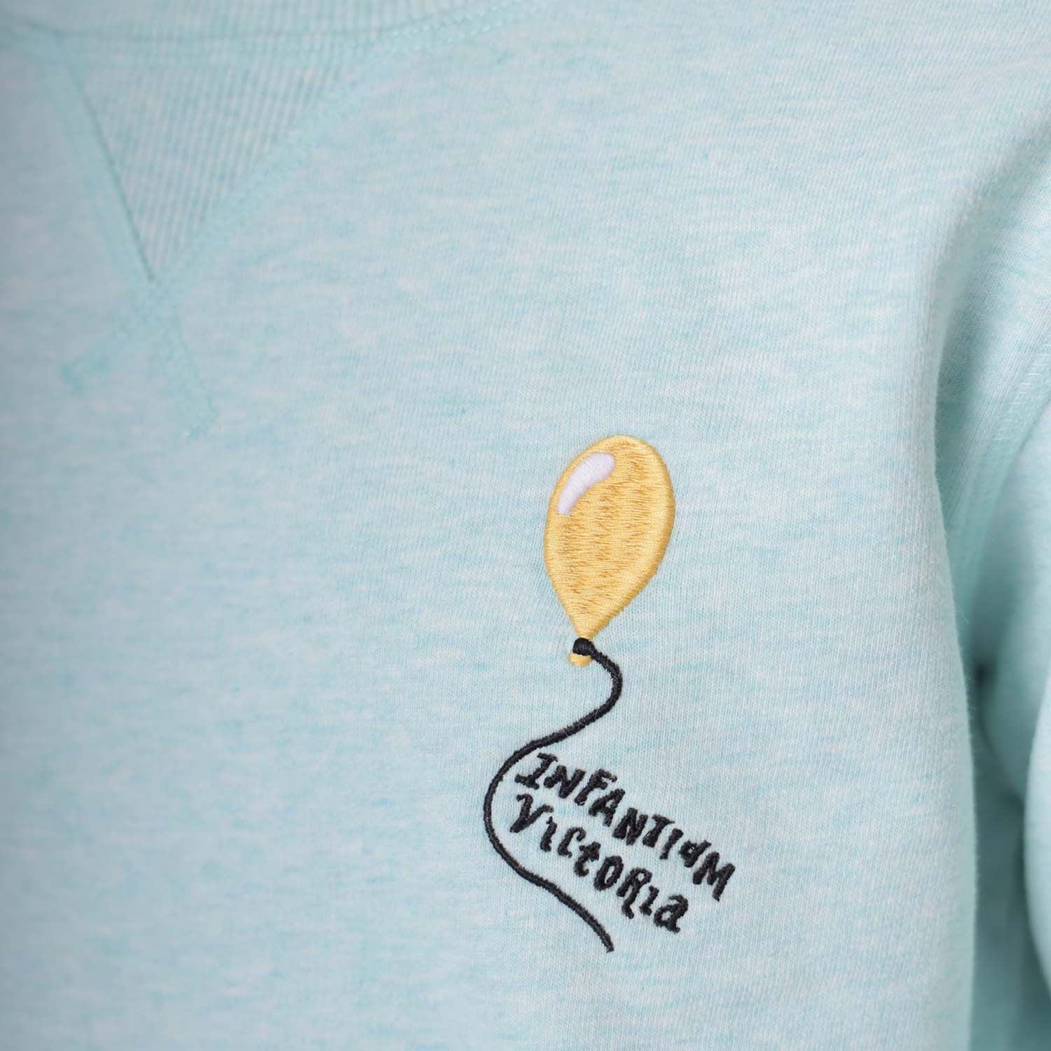 Infantium Victoria Sweatshirt Kinderpullover Mint Bio-Baumwolle
