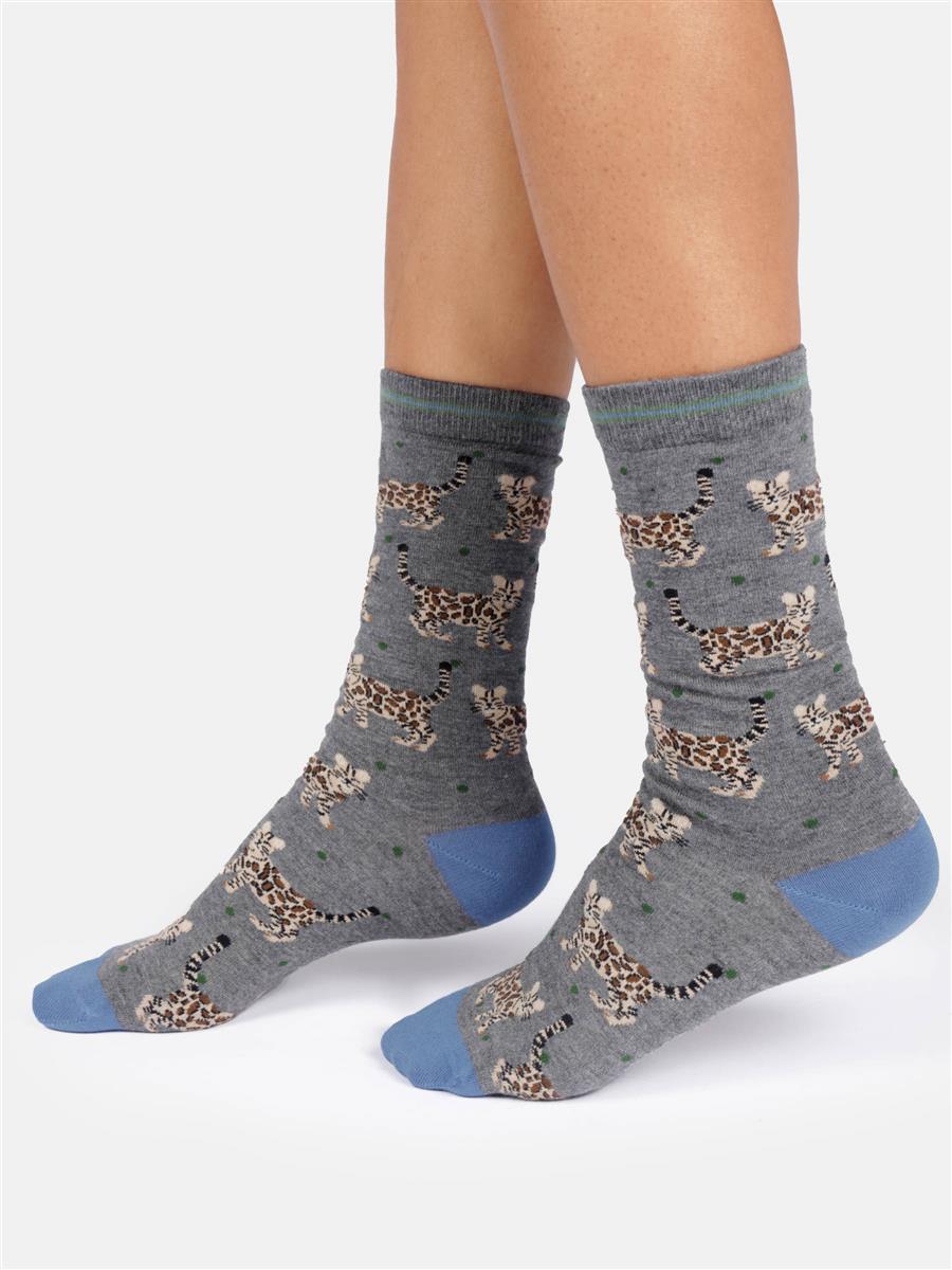 Thought Cats and Dogs Bambus Socken Bengal Cat 37-41