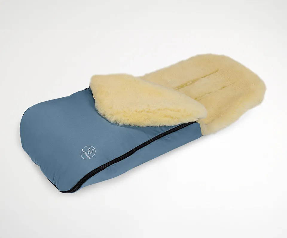 Naturkind Lammfell Fußsack EMIL Babyfußsack Cord Cognac