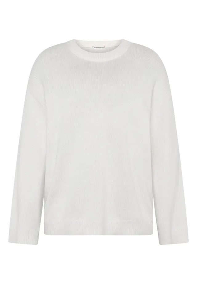 Marlowe Nature Cashmere Crew Neck Pullover egret M