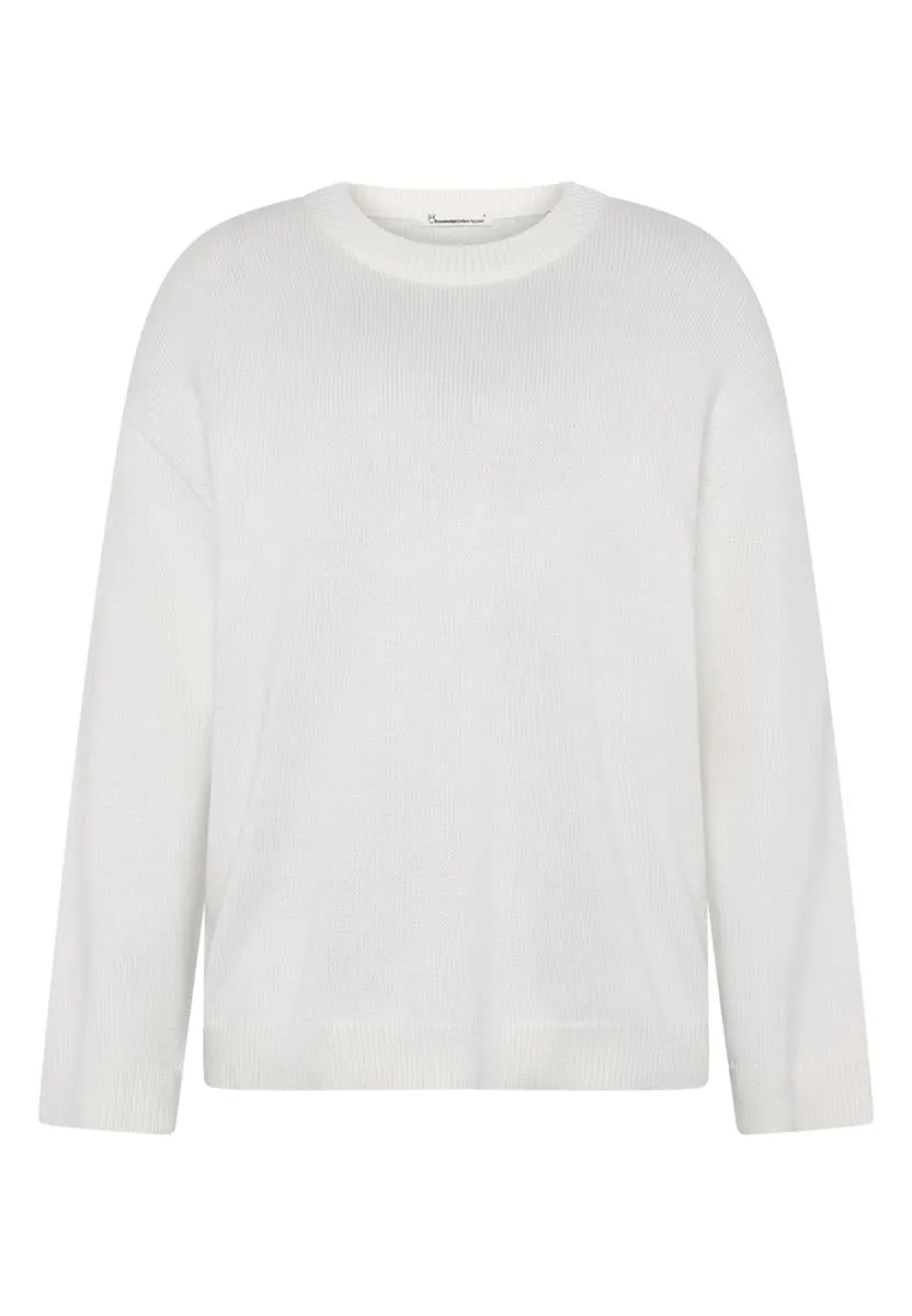 Marlowe Nature Cashmere Crew Neck Pullover egret M
