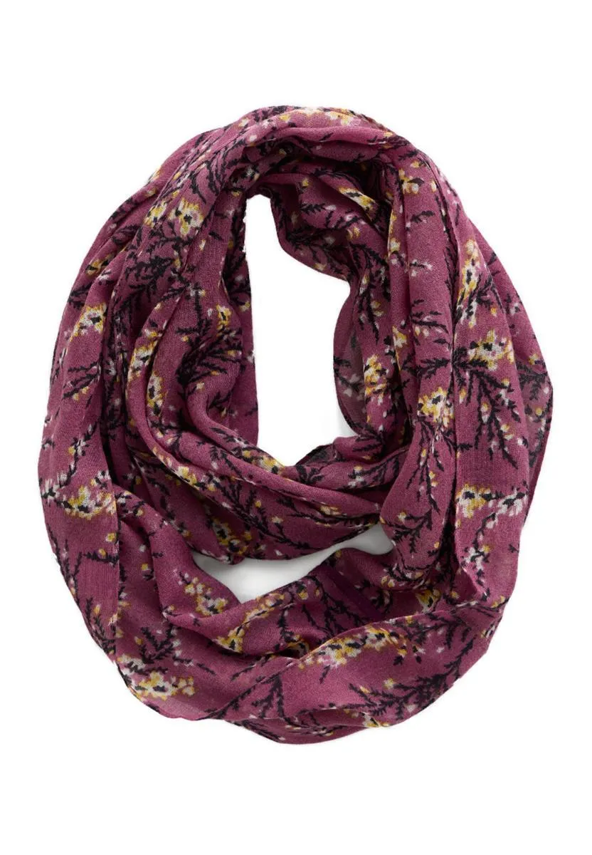 marlowe nature Pretty Circle Scarf Loop buddleia purple Wolle