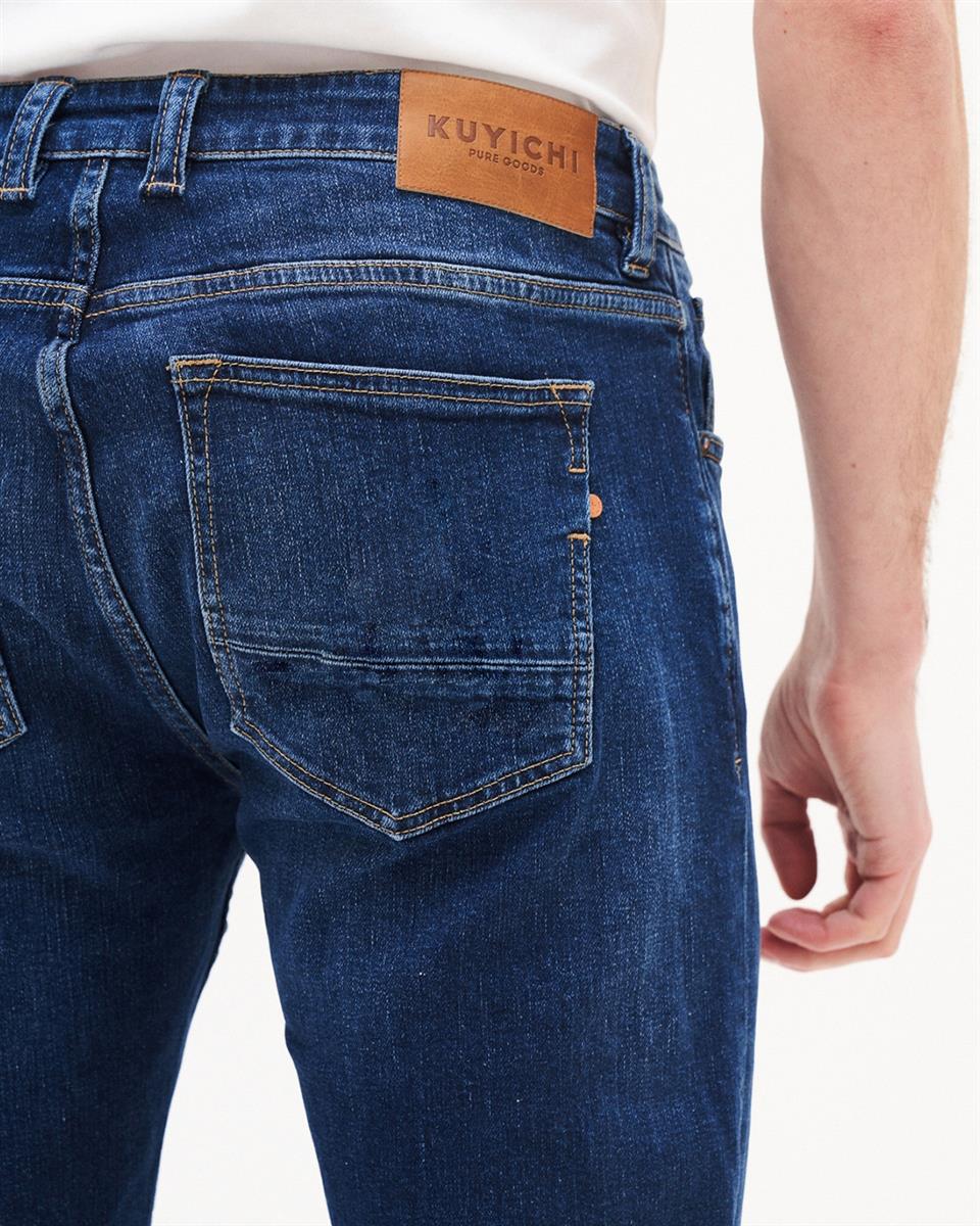 marlowe nature Jamie Slim deep blue Jeans deep blue Bio-Baumwolle