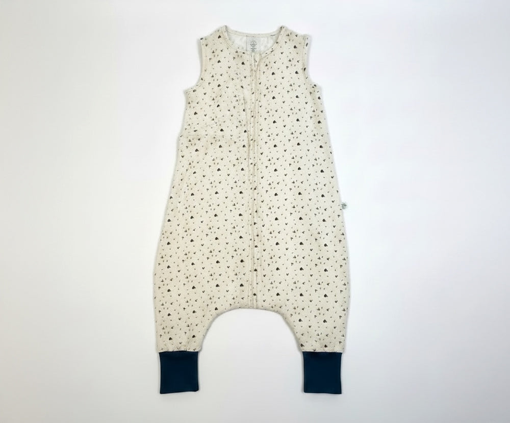 Naturkind Musselin Sommerschlafsack mit Beinen Bio-Baumwolle GOTS
