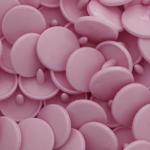 Kam Snaps B18 Pastel Pink Druckknöpfe 12,5mm extra lang 50 Sets