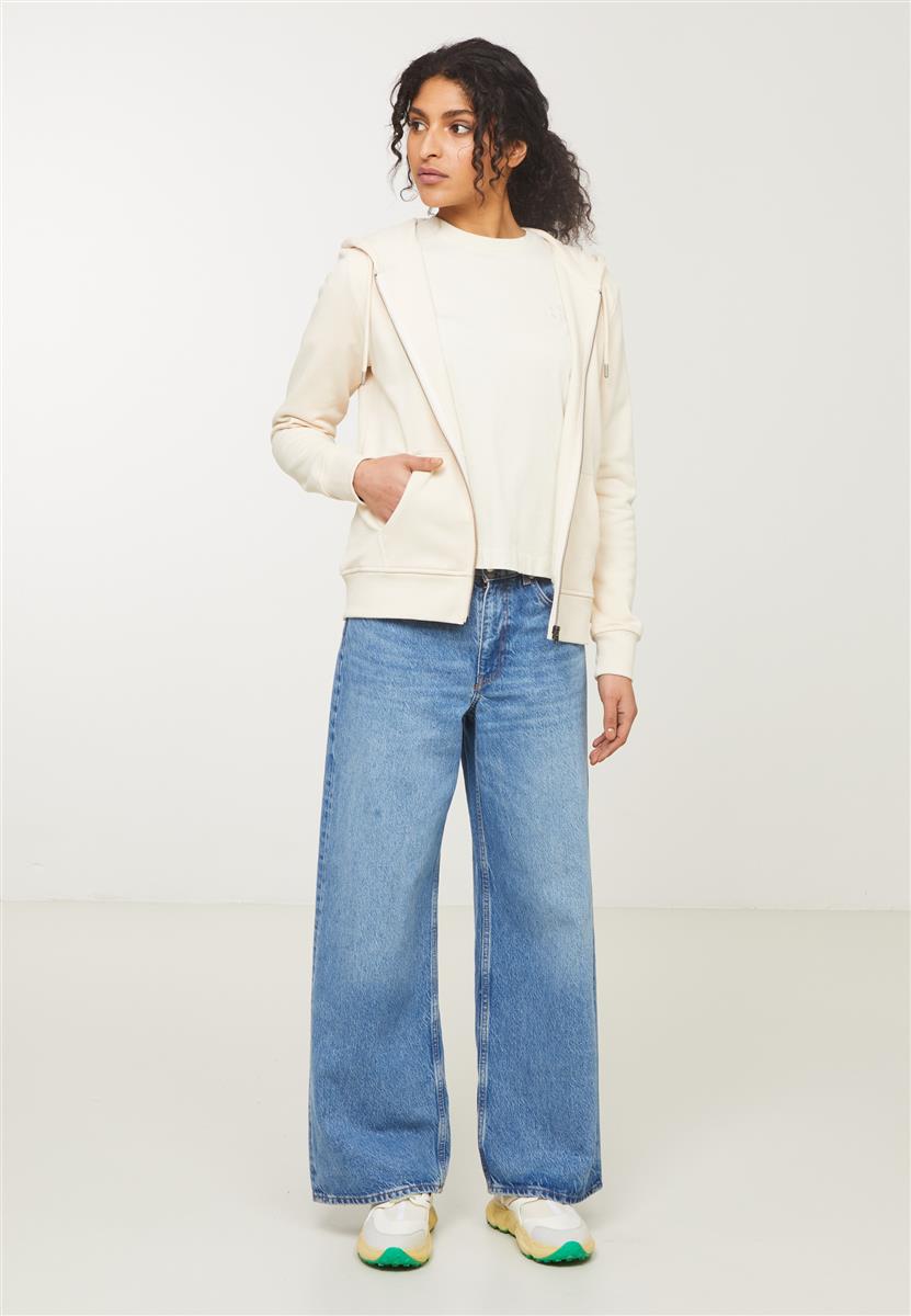 marlowe nature Dahlia Sweatjacket Sweatjacke greige M Bio