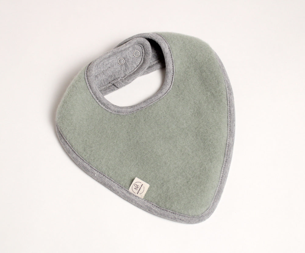 Naturkind Wollfleece Halstuch GOTS Merino Grau Uni