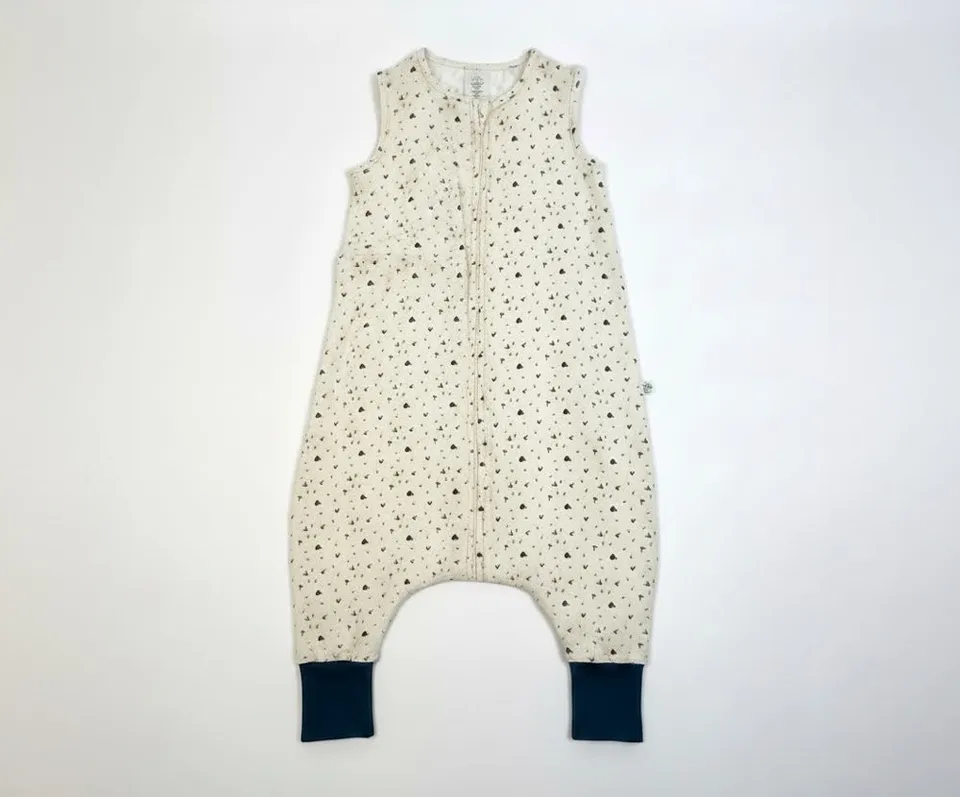 Naturkind Musselin Sommerschlafsack mit Beinen Bio-Baumwolle GOTS