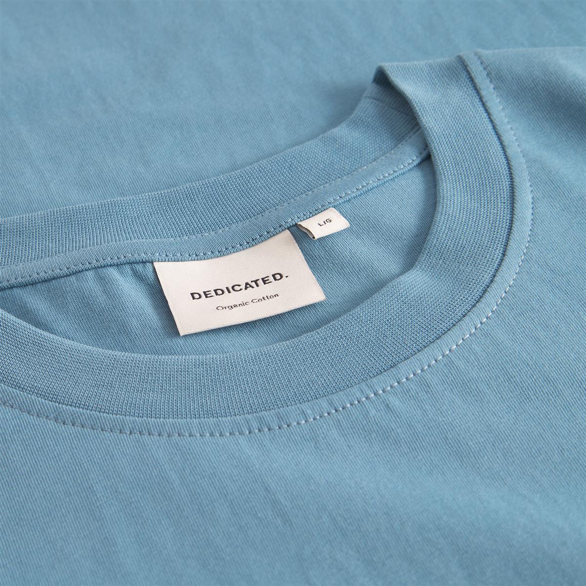Dedicated Stockholm Bikeoholic T-Shirt Niagara Blue S Bio-Baumwolle