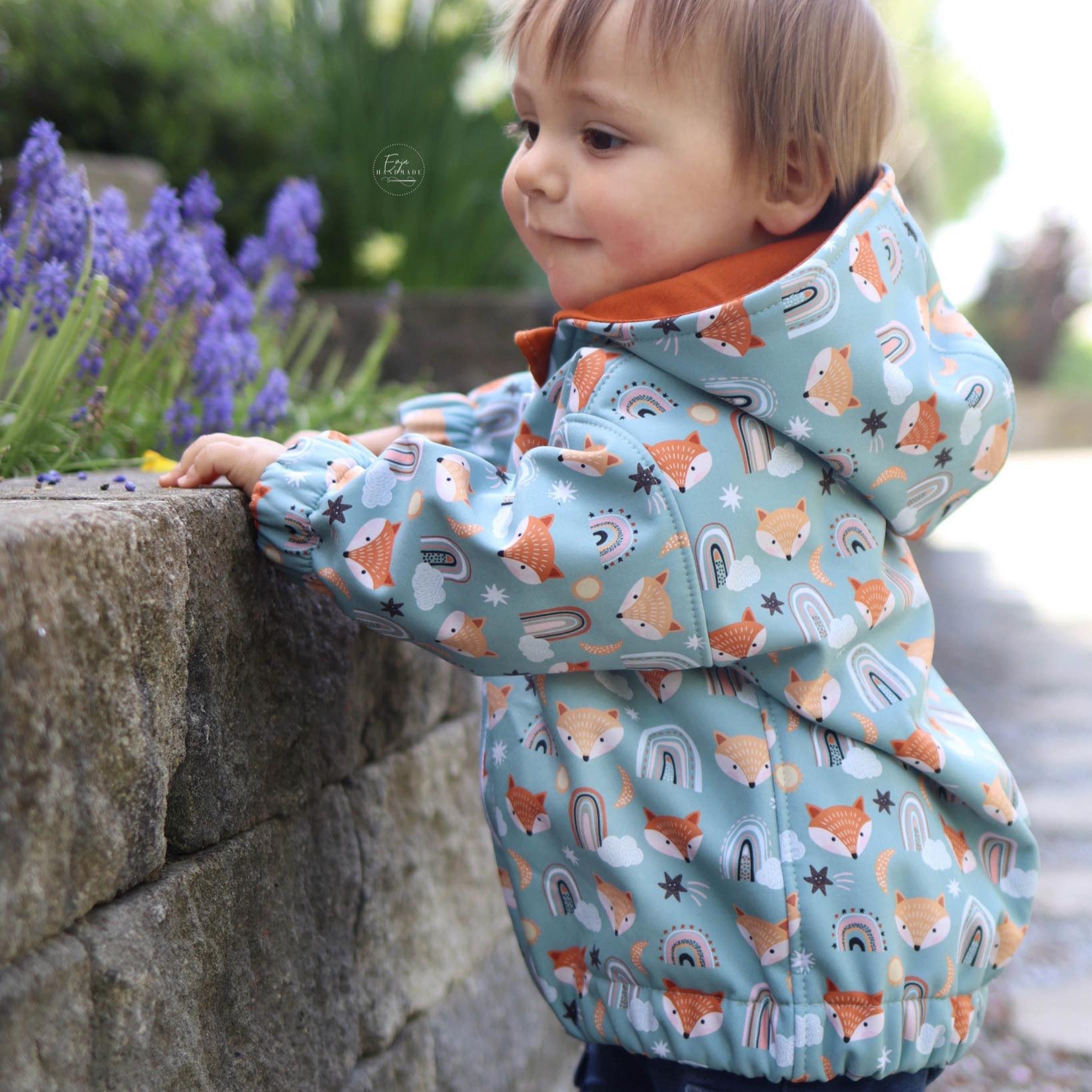 Moeve Design Harley Mini Schnittmuster Jacke 74-128 mit Kapuze