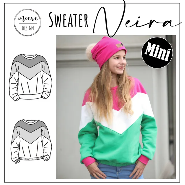 Moeve Design Mini Sweater Neira Schnittmuster 86-176
