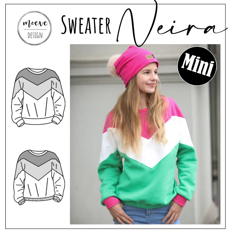 Moeve Design Mini Sweater Neira Schnittmuster 86-176