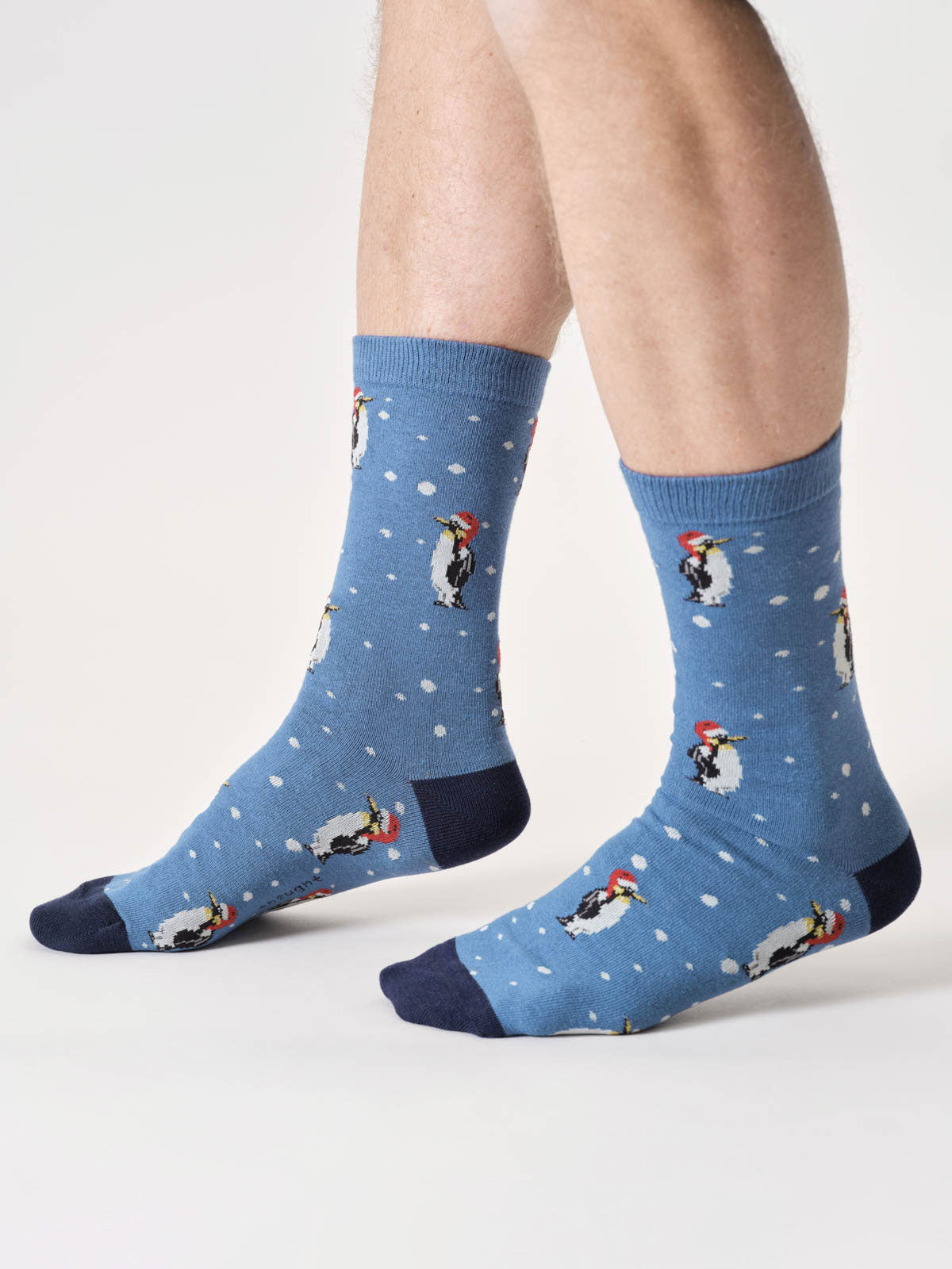 marlowe nature Christmas Animals Bamboo Socken 4er mid blue