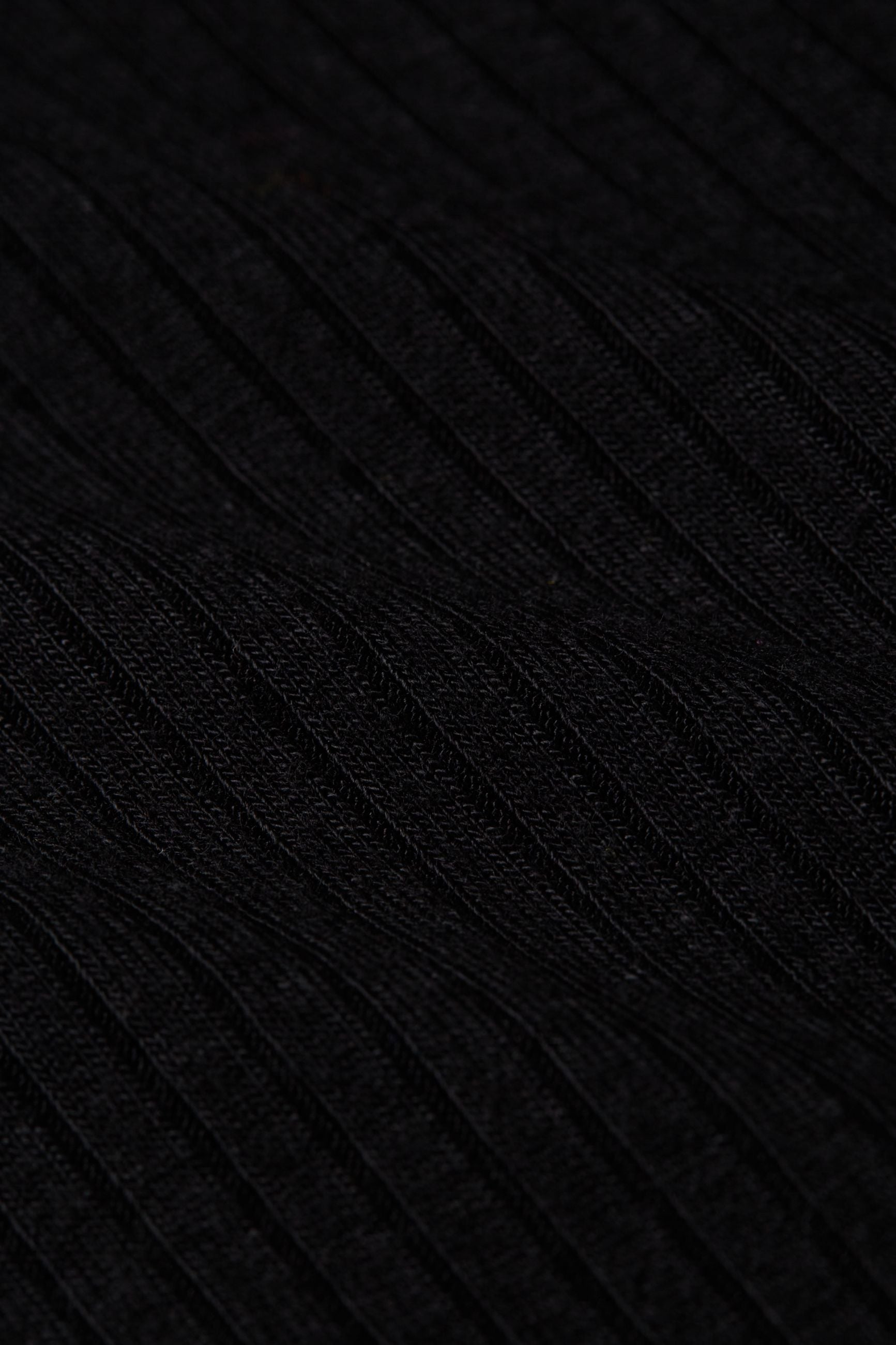 marlowe nature Rollneck Top Uni Rib Shirt schwarz Ecovero