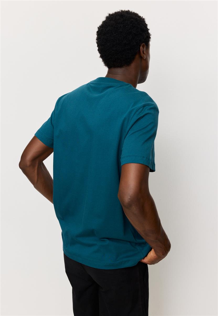 Marlowe Nature Agave Moin T-Shirt Deep Teal Bio