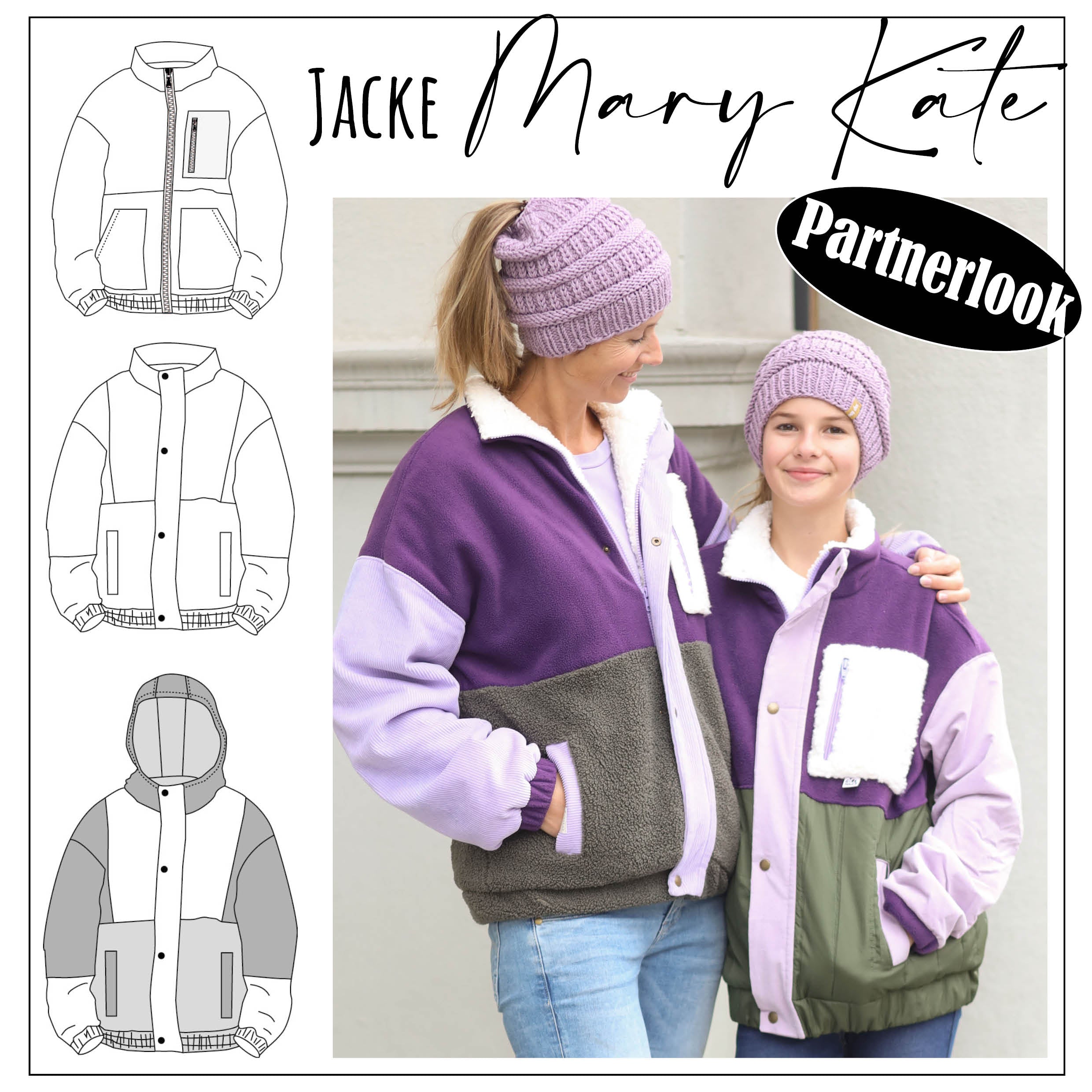 Moeve Design Mary Kate Partnerlook Jacke 32-52 / 86-170 Webware