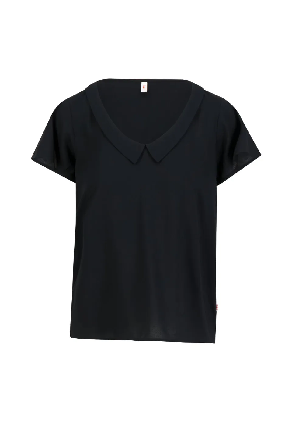Blutsgeschwister Feed The Birds Blusenkleid black brush Bio-Viskose
