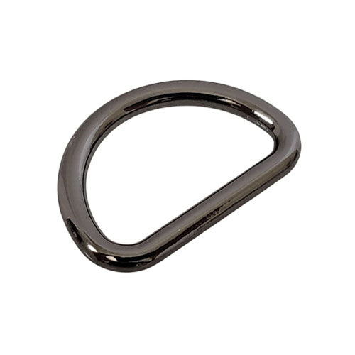 Kam Snaps Bag Hardware D-Ringe Metall Silber 1 Zoll 10er-Pack