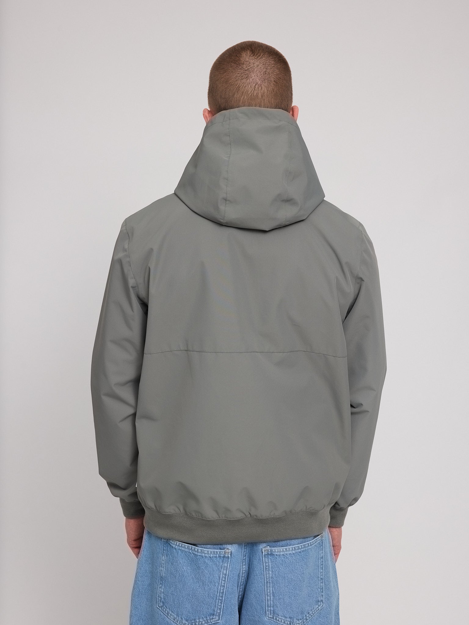 marlowe nature Rain Blouson Regenjacke mood blue recycelt