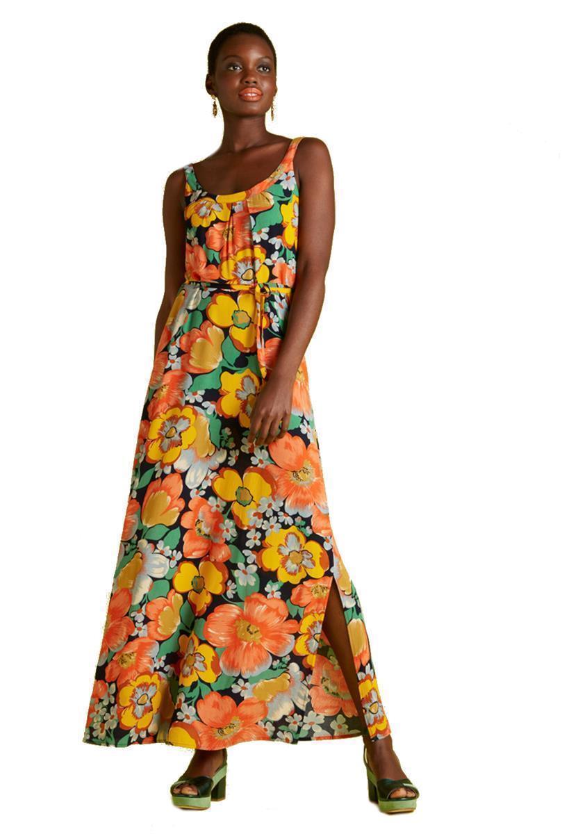 Marlowe Nature Allison Maxi Dress Kleid Blue Sunbeam Ecovero