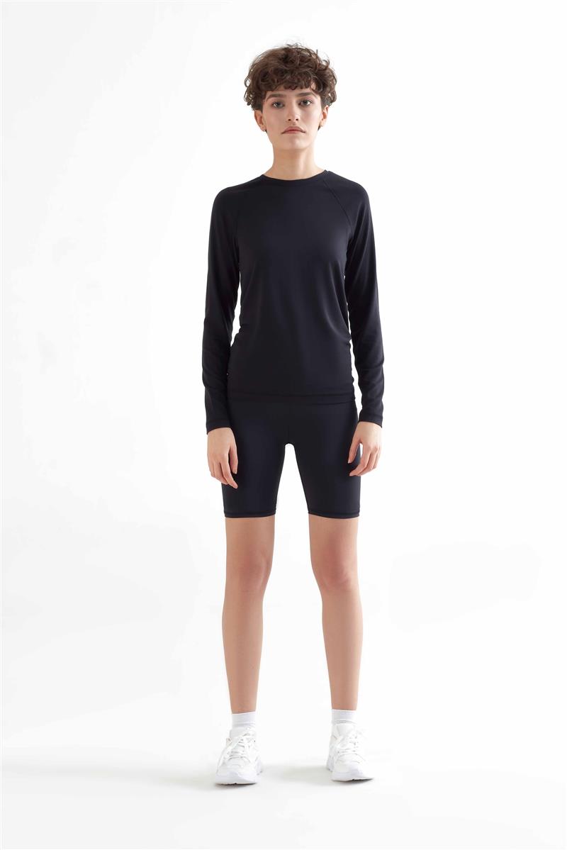 marlowe nature Ws Ls Tee Langarmshirt black Micromodal