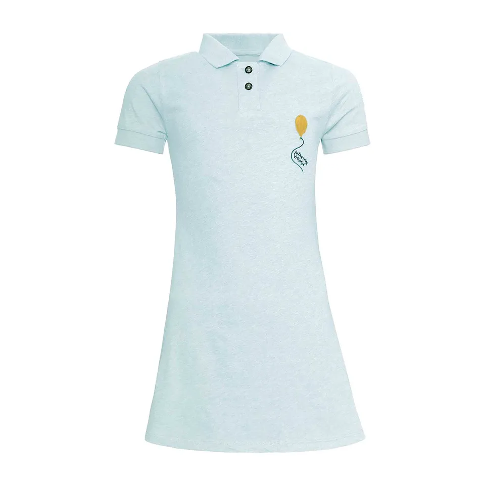 Infantium Victoria Mint Green Polo Kleid Bio-Baumwolle GOTS