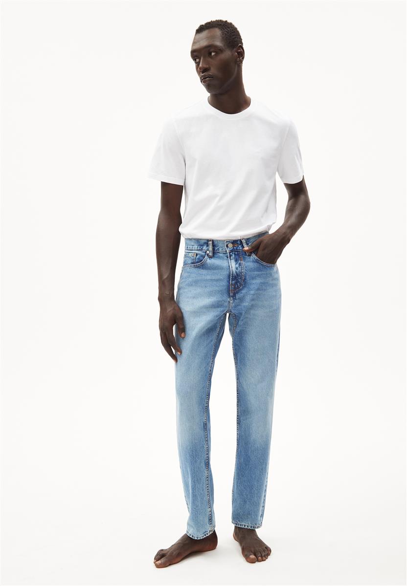 marlowe nature Dylaano Jeans sprinkle blue Recycling-Baumwolle