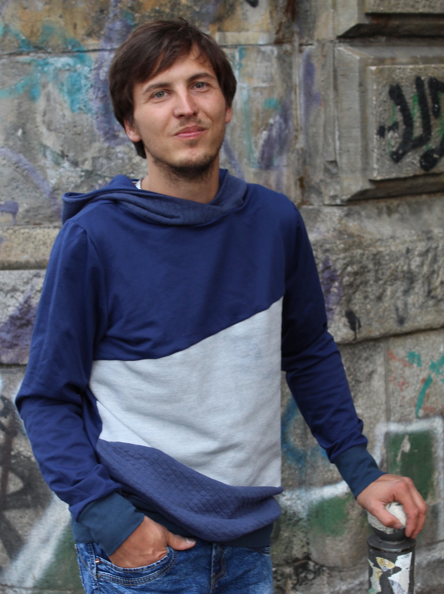 Schnittrebell Morris Hoodie Schnittmuster XS-XXXL Teilungen