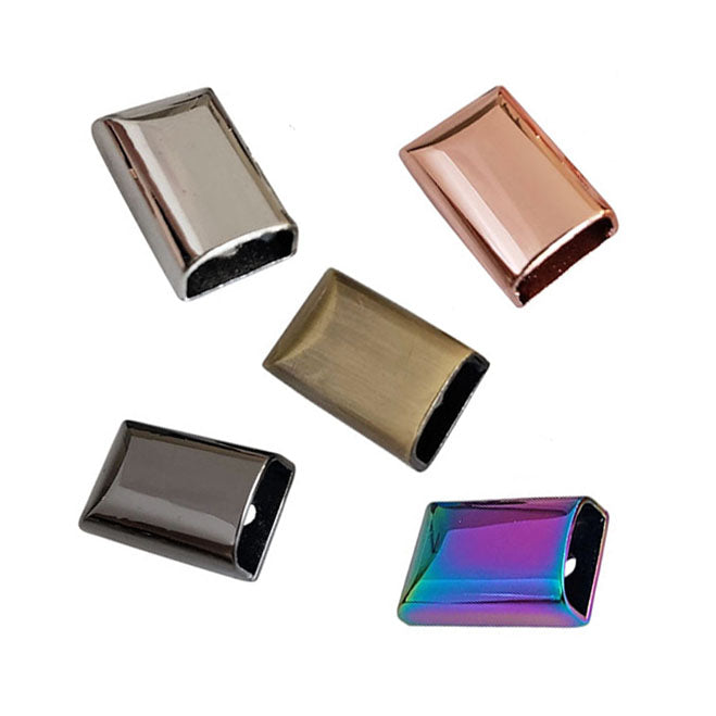 Kam Snaps Reissverschluss Enden Metall 4er Pack Silber