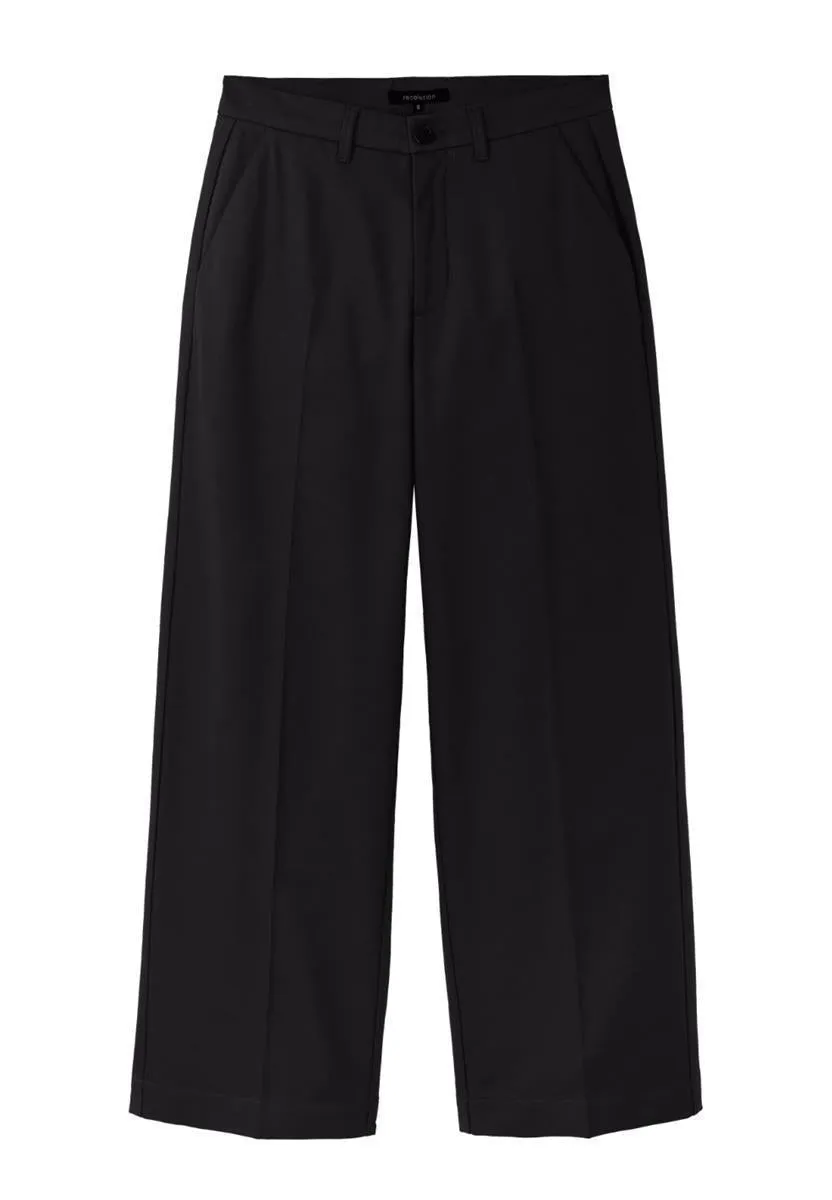 marlowe nature Pants Ligularia Hose Black Bio-Baumwolle