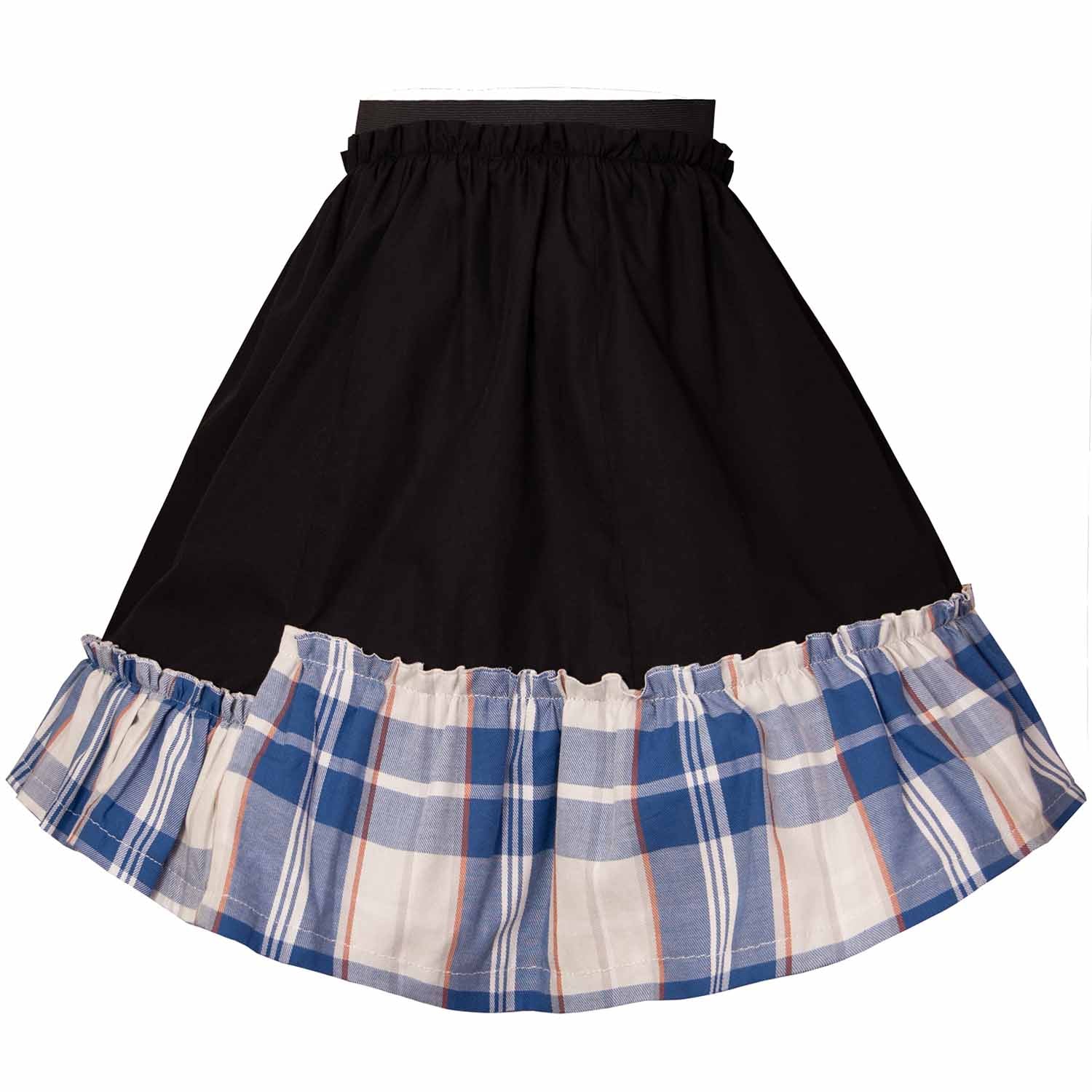 Infantium Victoria Rock schwarz Tartan Baumwolle